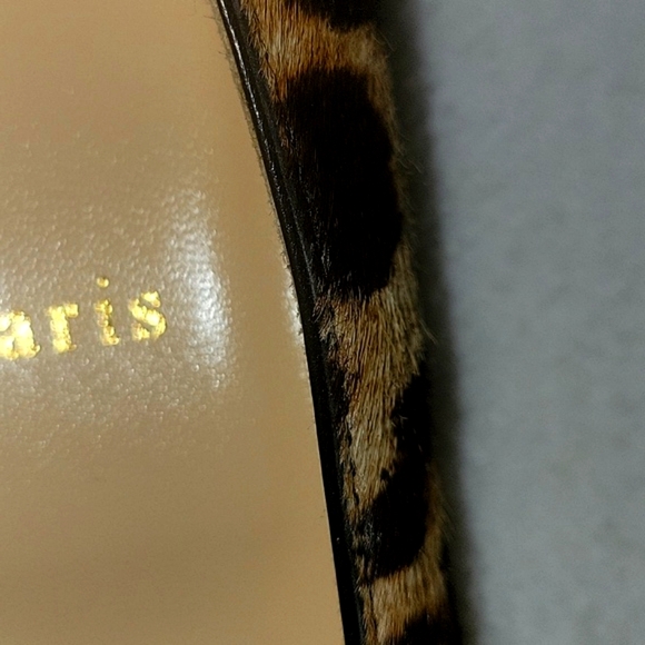 New Christian Louboutin Leopard Print Flats with Black Bow Size US7/EU37 - Picture 7 of 12
